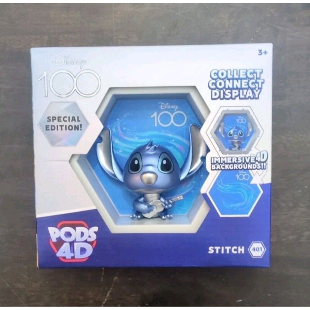Stitch Wow! Pods 4D Disney 100 Model 401 - Figure From Special Collection S12